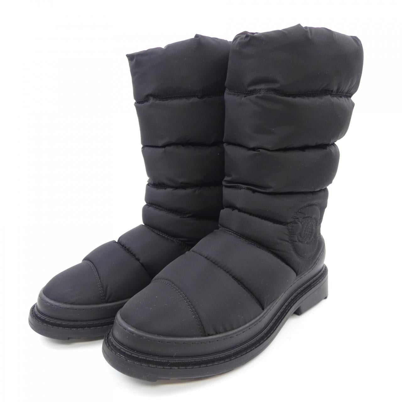 Chanel G33075X53217 Nylon Long Boots