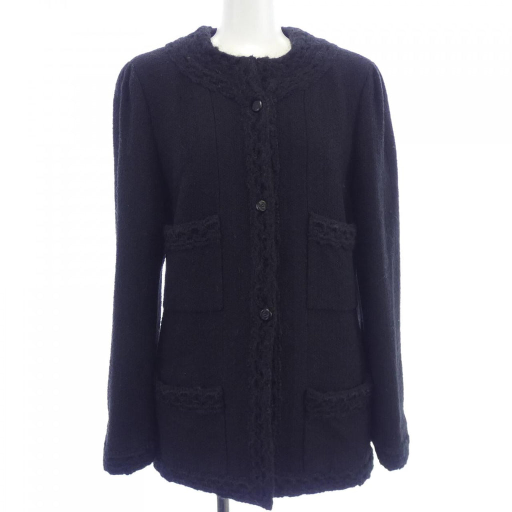 Chanel P12126V06999 98A Collarless Jacket Outerwear