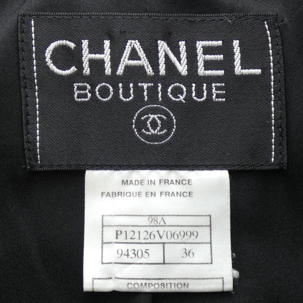 Chanel P12126V06999 98A Collarless Jacket Outerwear