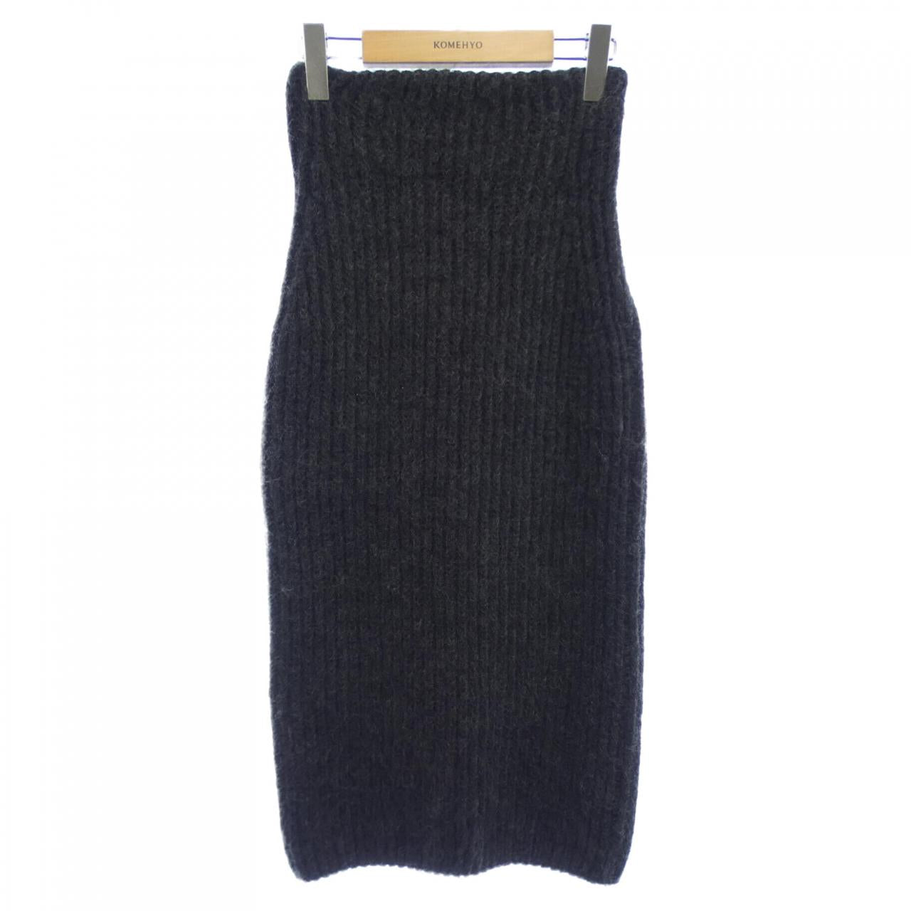 Fendi FZQ638 AHE4 Cashmere Blend Skirt
