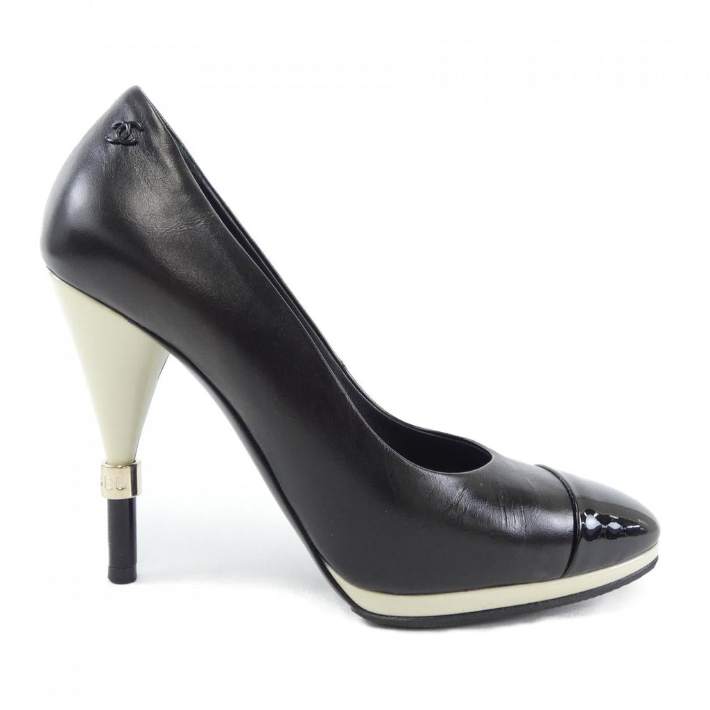 Chanel G32233Y50626 CRUM Calf Patent Calf Pumps