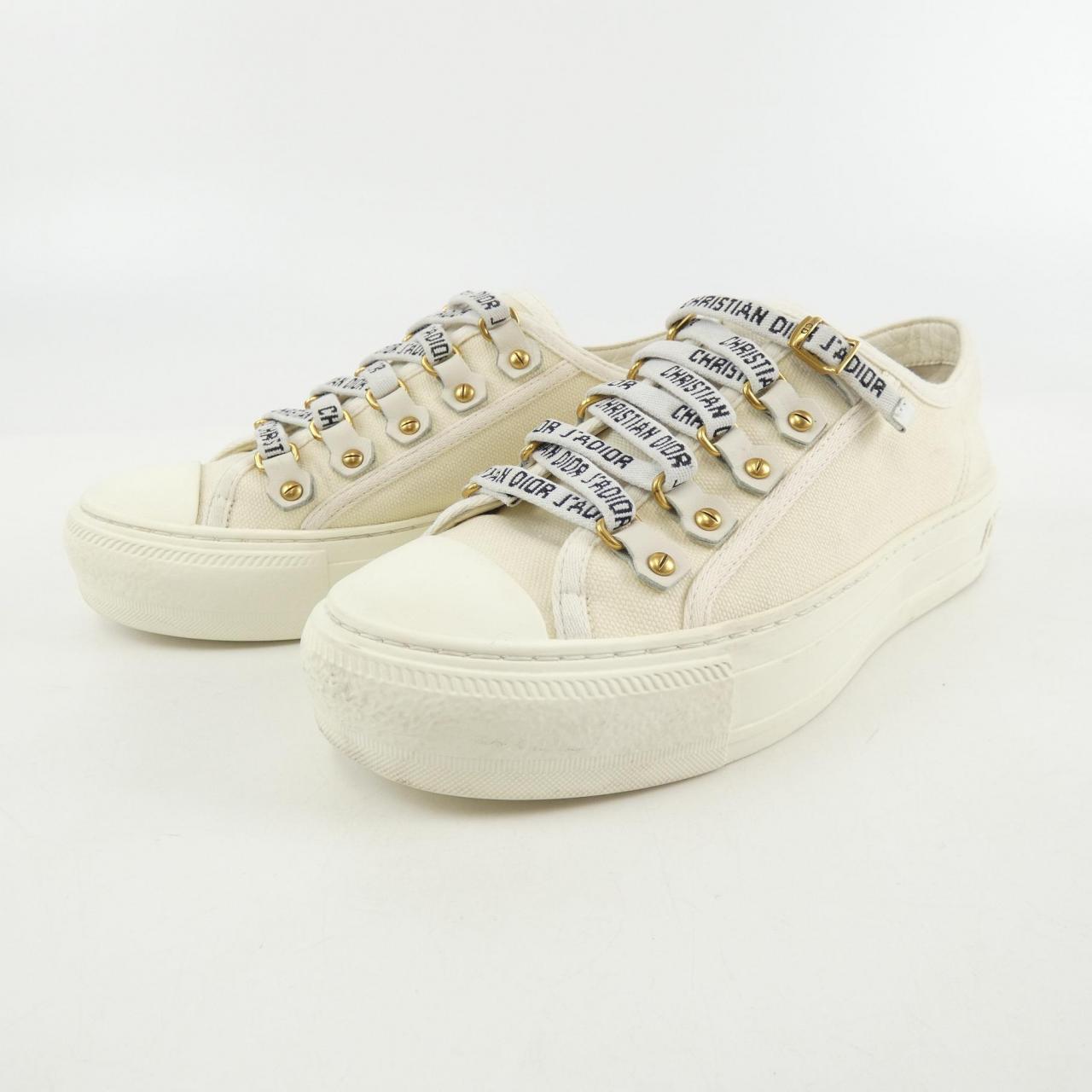Christian Dior WALK'N'DIOR Cotton Canvas Sneakers