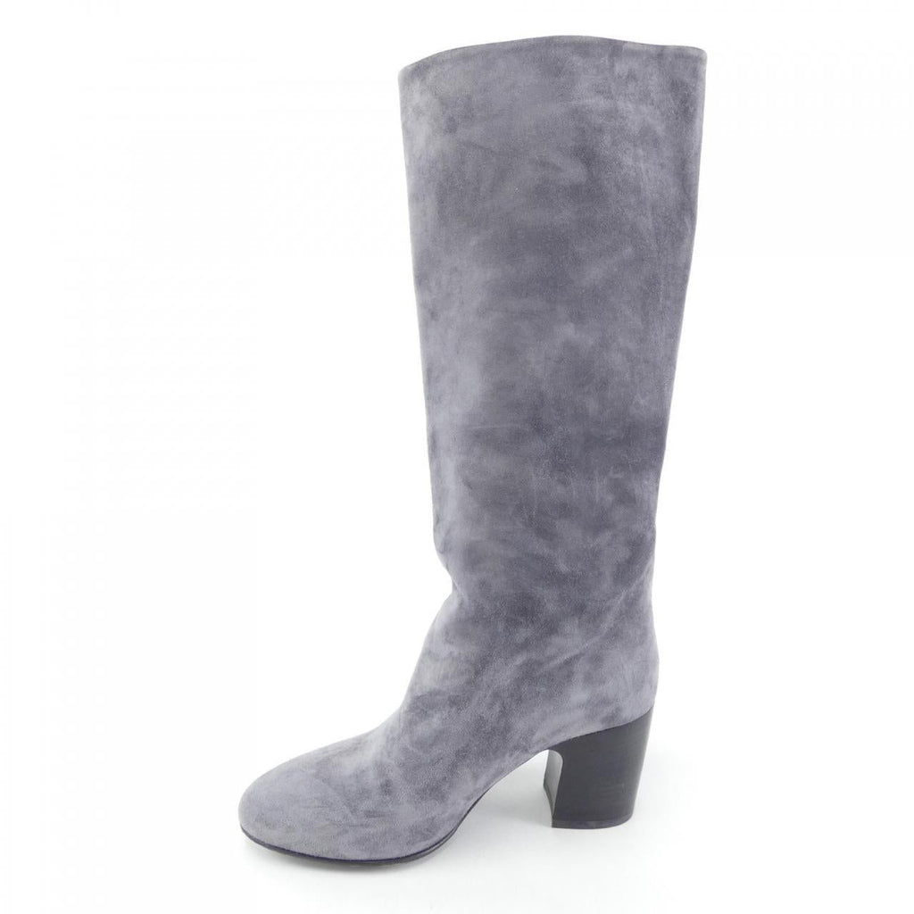 Chanel G32212X48015 Suede Long Boots