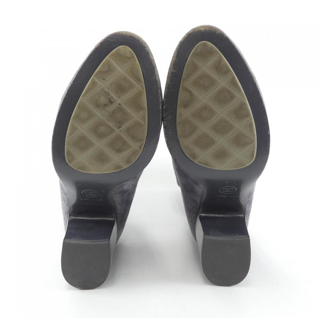 Chanel G32212X48015 Suede Long Boots