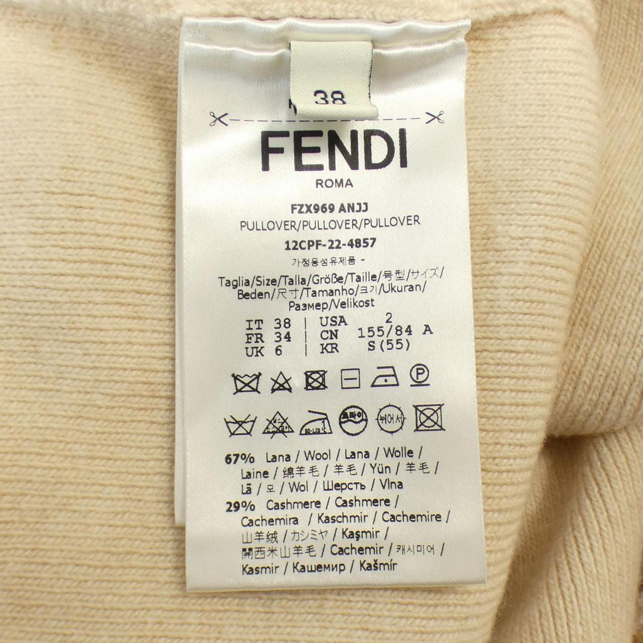 Fendi FZX969 ANJJ Cashmere Blend Knit