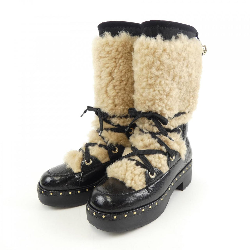 Chanel G35157Y53513 Shearling Boots