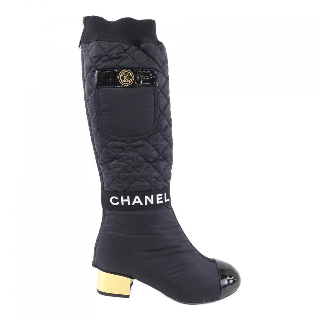Chanel G38428Y55553 Fabric/Lambskin & Patent Calfskin Boots
