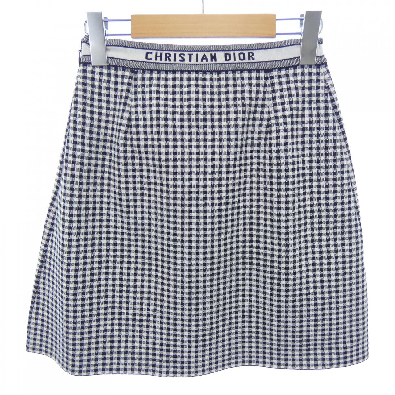 Christian Dior Check Skirt