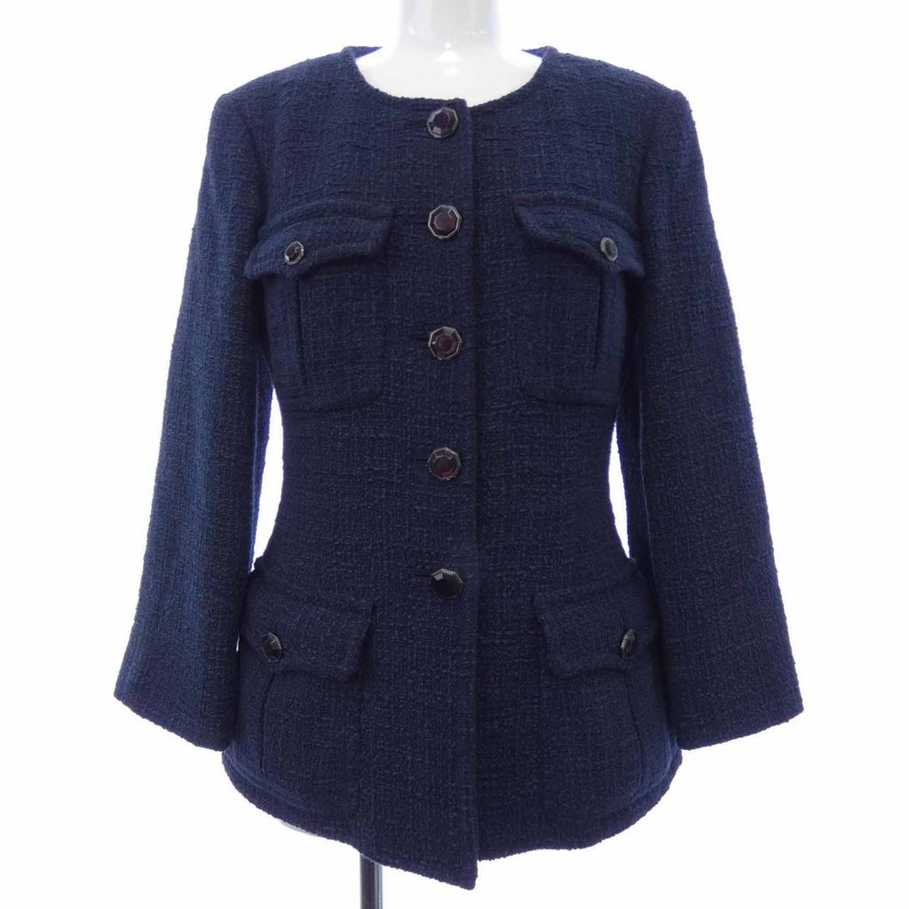 Chanel P44672V32815 Collarless Jacket Jacket