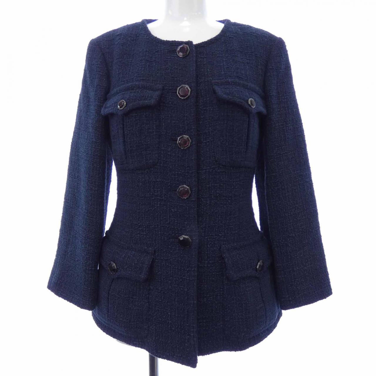 Chanel P44672V32815 Collarless Jacket Jacket
