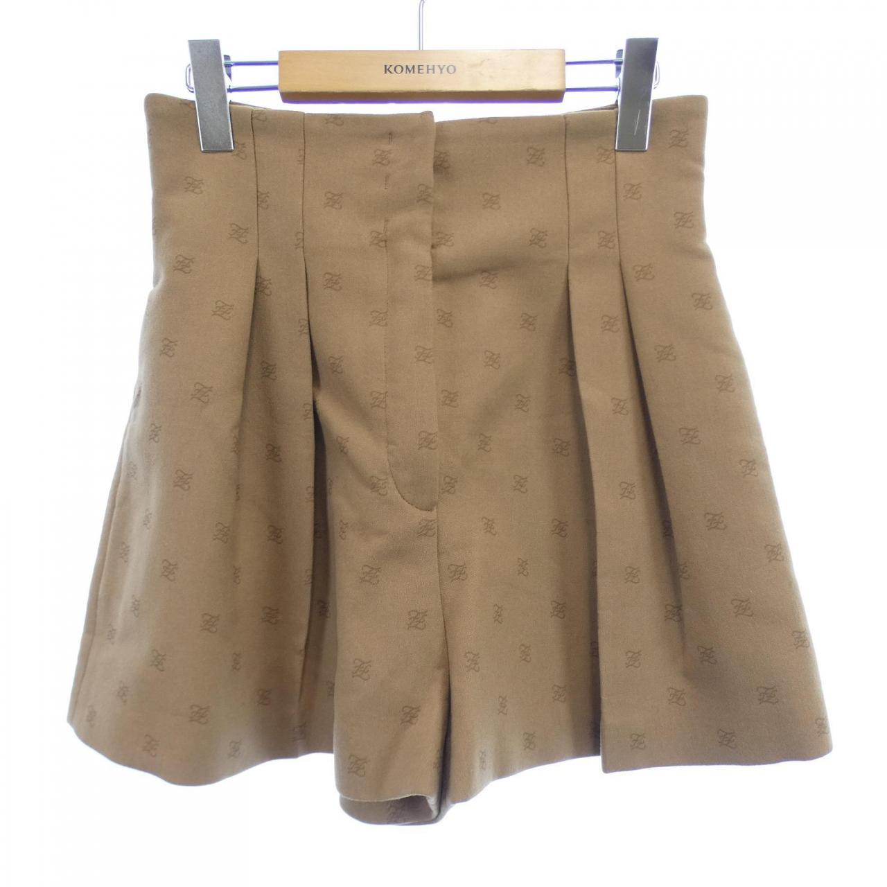 Fendi FR6336 AHL4 Cashmere Blend Shorts