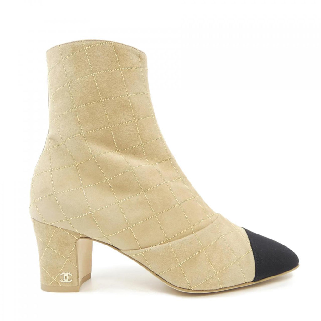 Chanel G46209B19042 Suede Goatskin&Grogram Boots