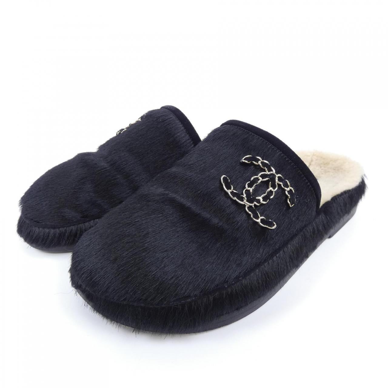 Chanel G38648Y56034 Calfskin Suede Calfskin Sandal