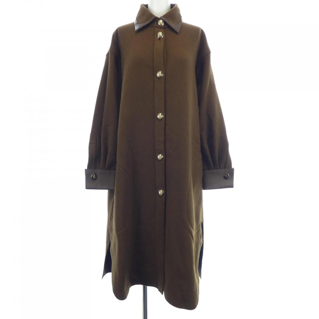 Fendi FF8681 A8GC Cashmere Blend Coat