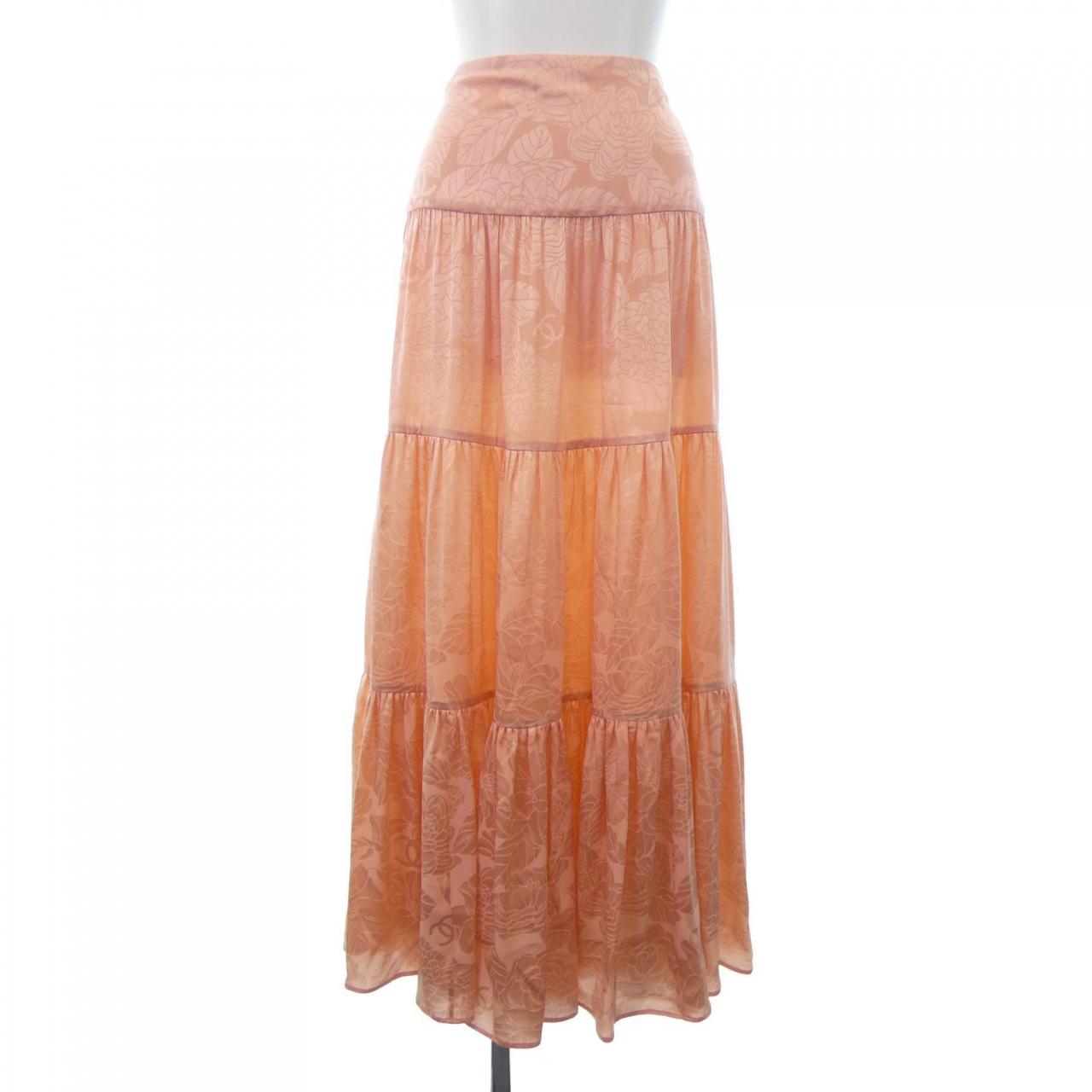 Chanel Silk Skirt