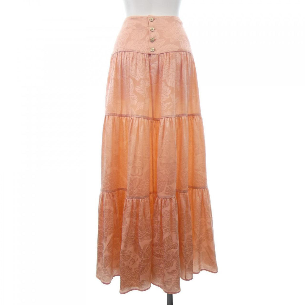 Chanel Silk Skirt