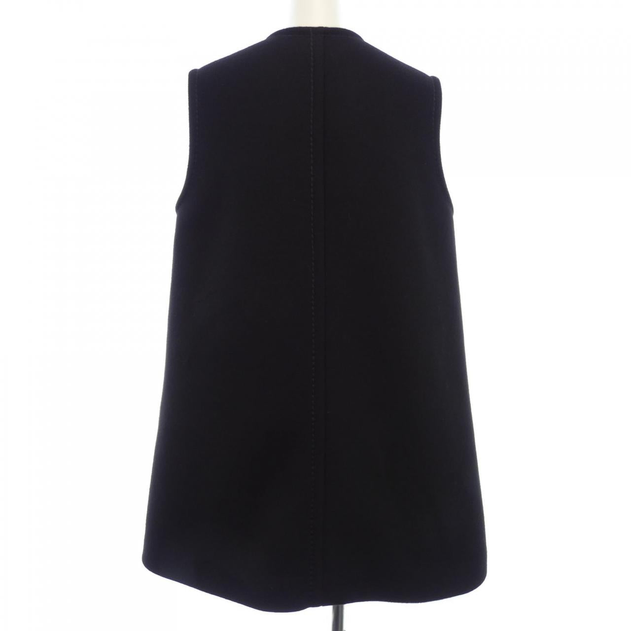 Fendi FF8427 Cashmere Blend Fox Long Vest