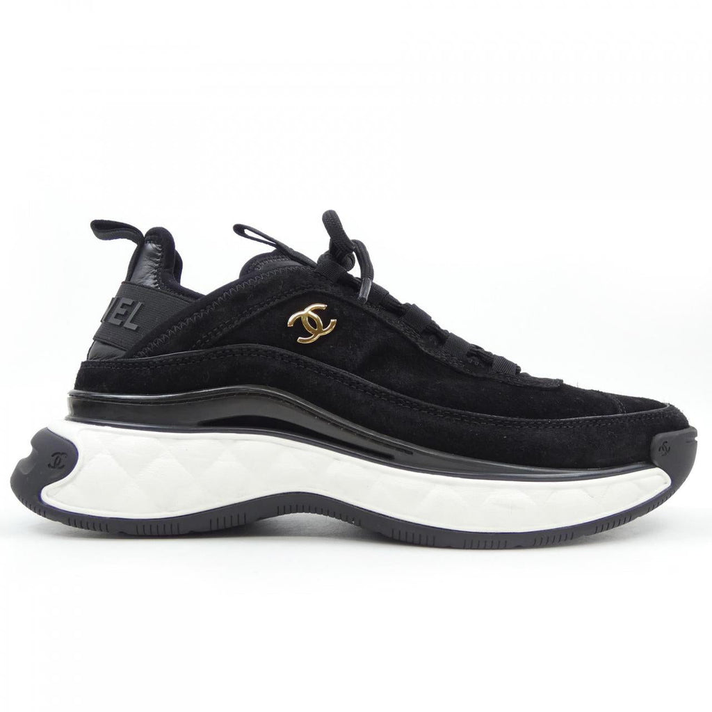 Chanel G45331B14494 Suede Calfskin Sneakers