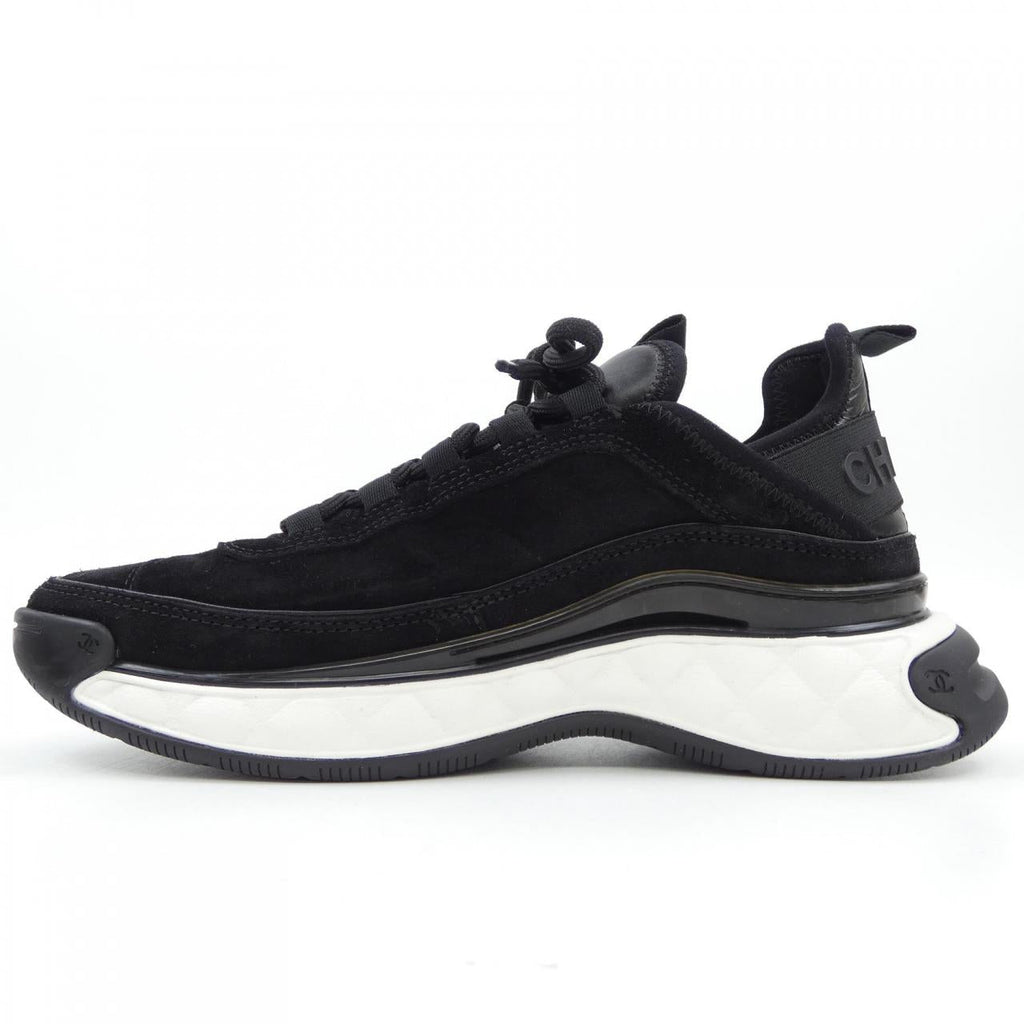 Chanel G45331B14494 Suede Calfskin Sneakers