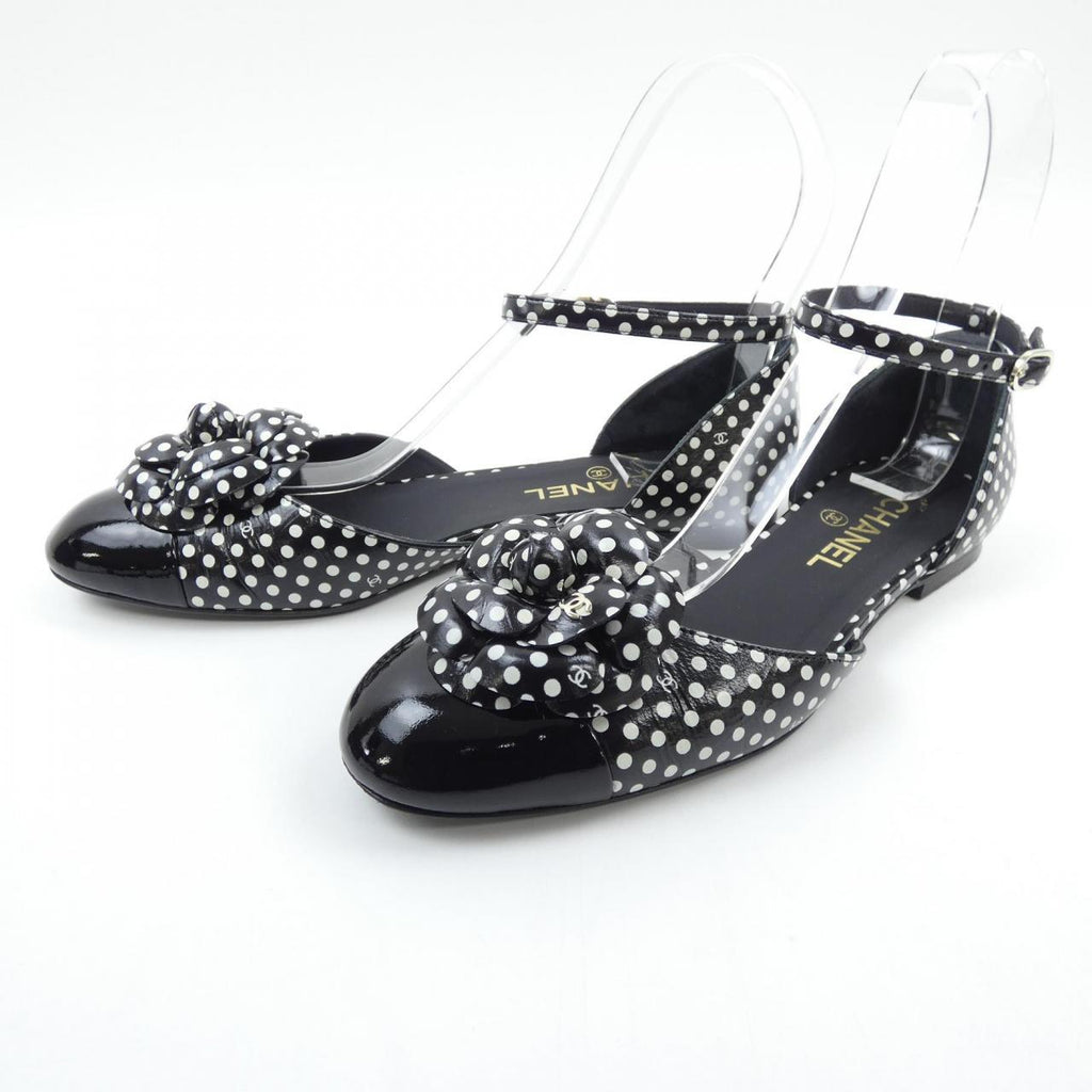 Chanel G45497B15869 Calfskin Patent Calfskin Shoes