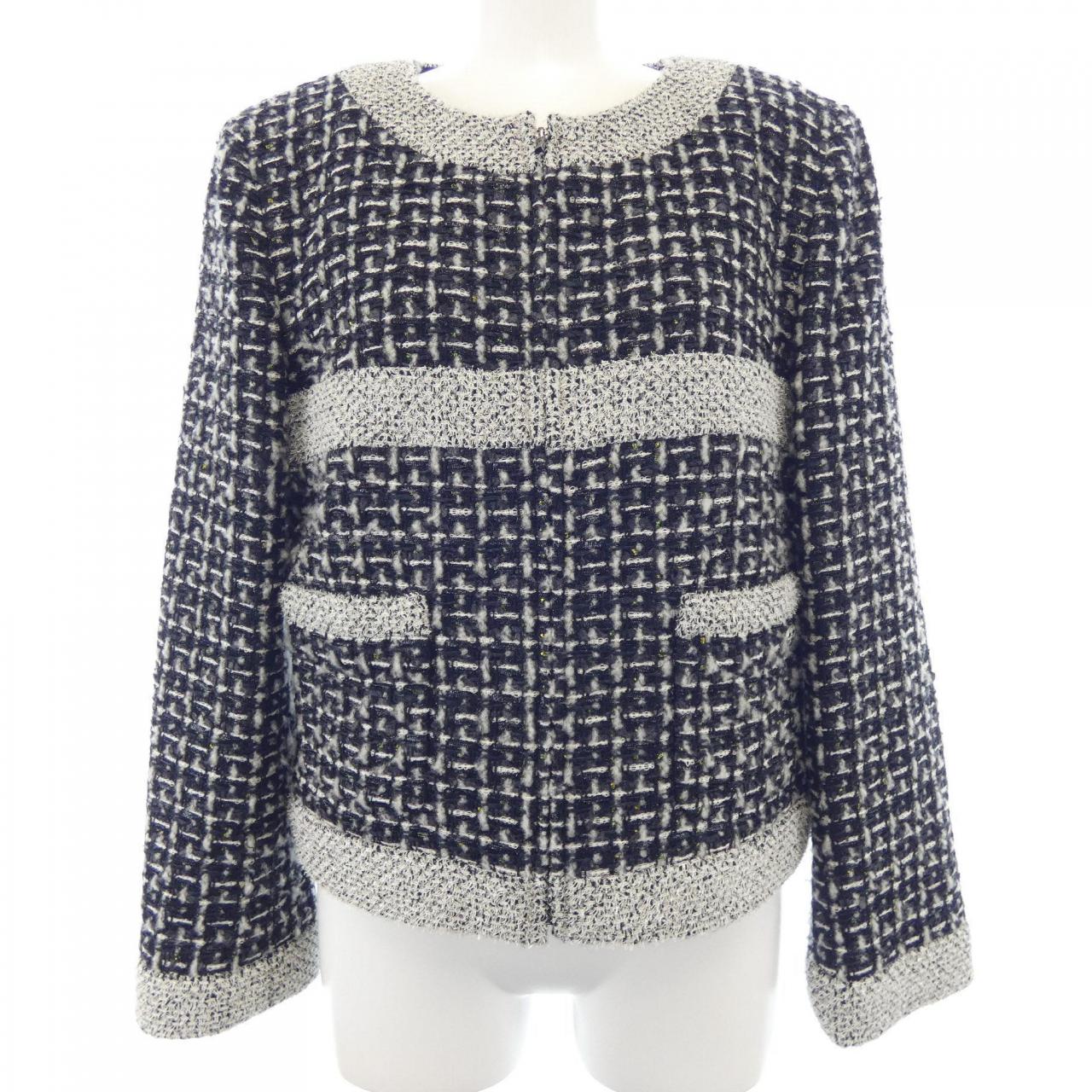 Chanel P57217V30748 Collarless Jacket Jacket