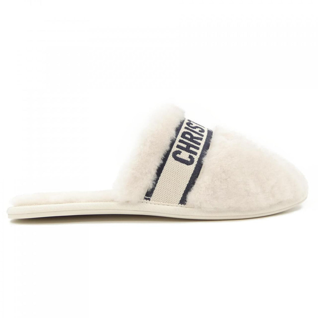 Christian Dior Embroidery Shearling Sandals