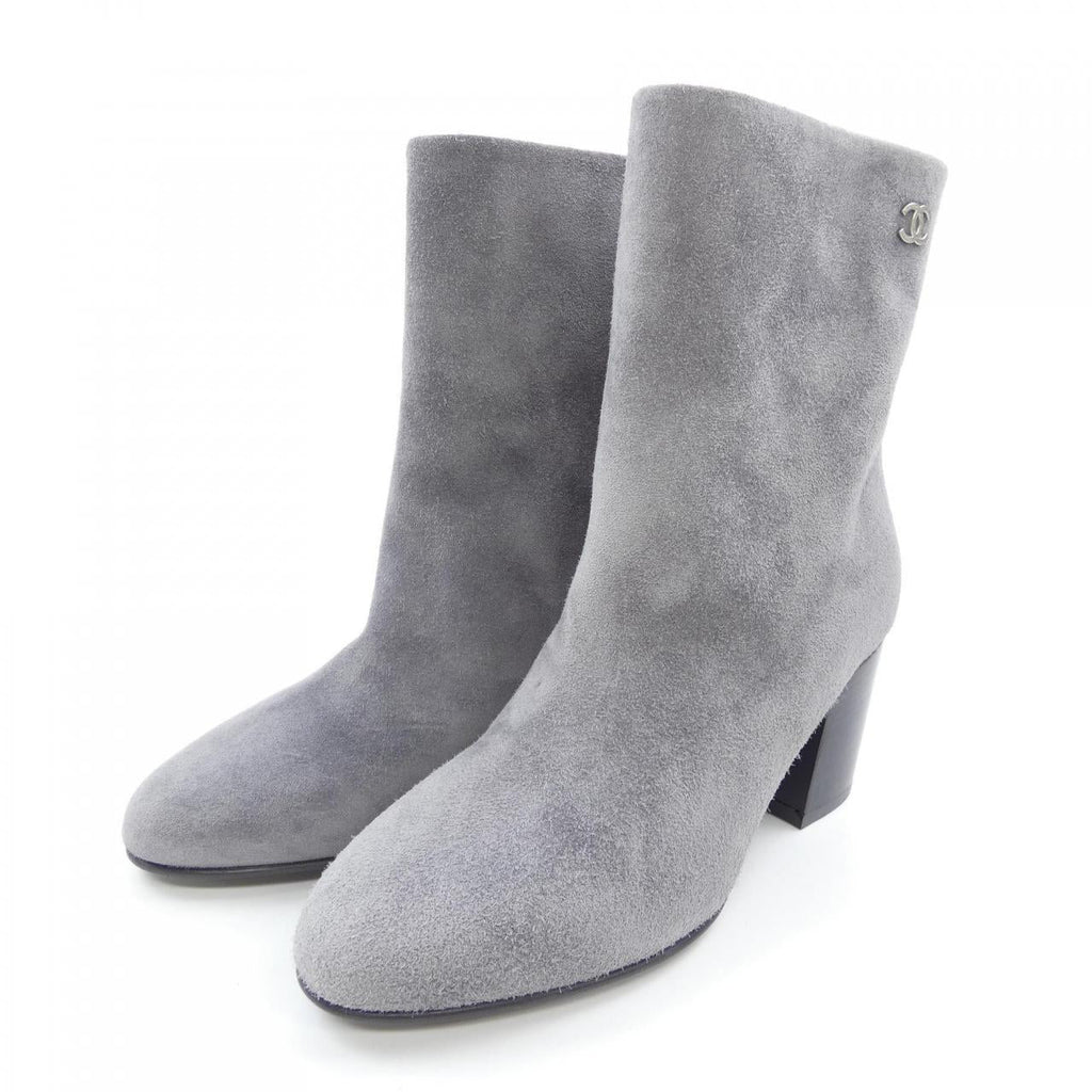 Chanel Suede Calfskin Boots