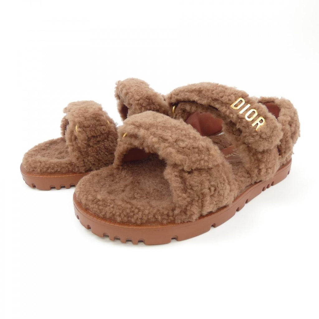 Christian Dior Shearling Sandals