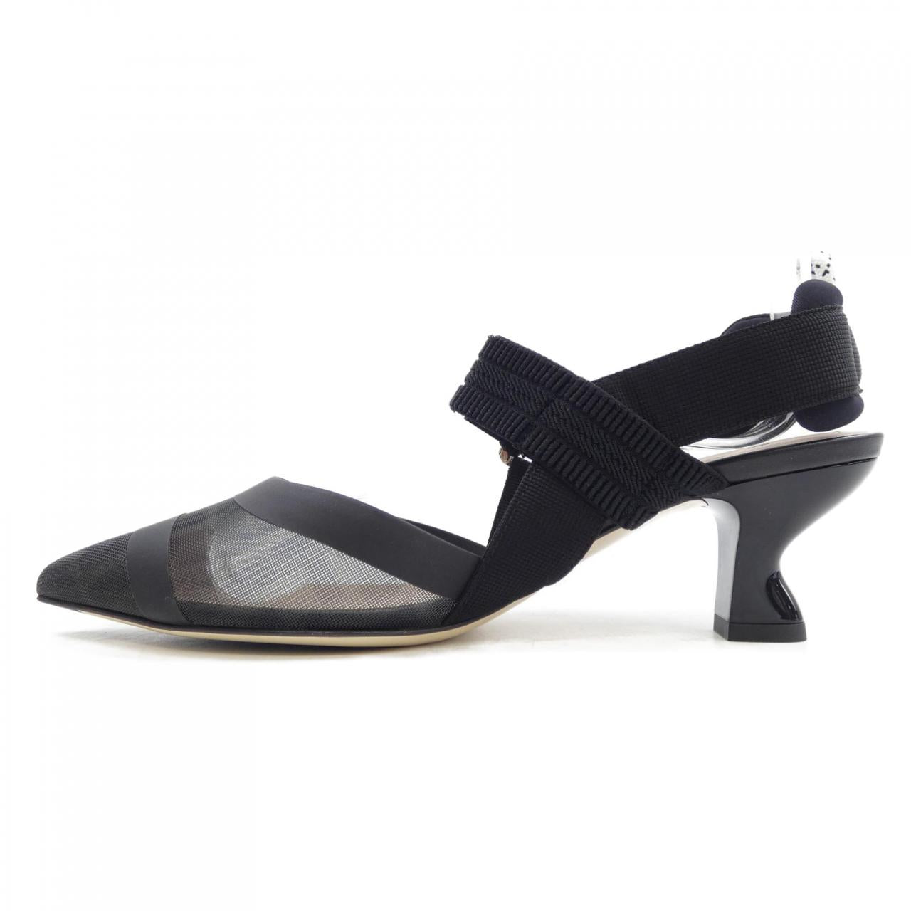 Fendi 8J6716A8UGF Leather Mesh Shoes