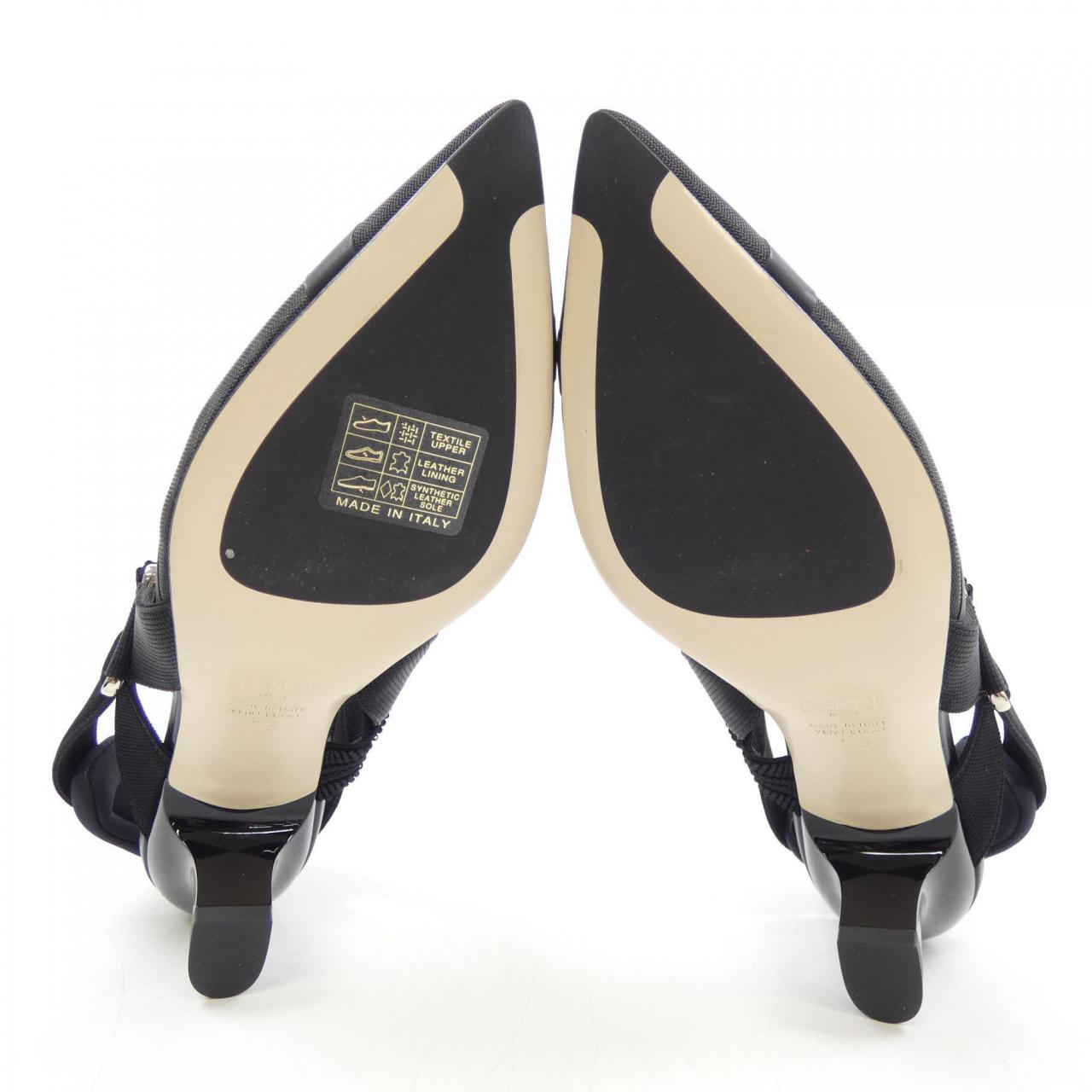 Fendi 8J6716A8UGF Leather Mesh Shoes