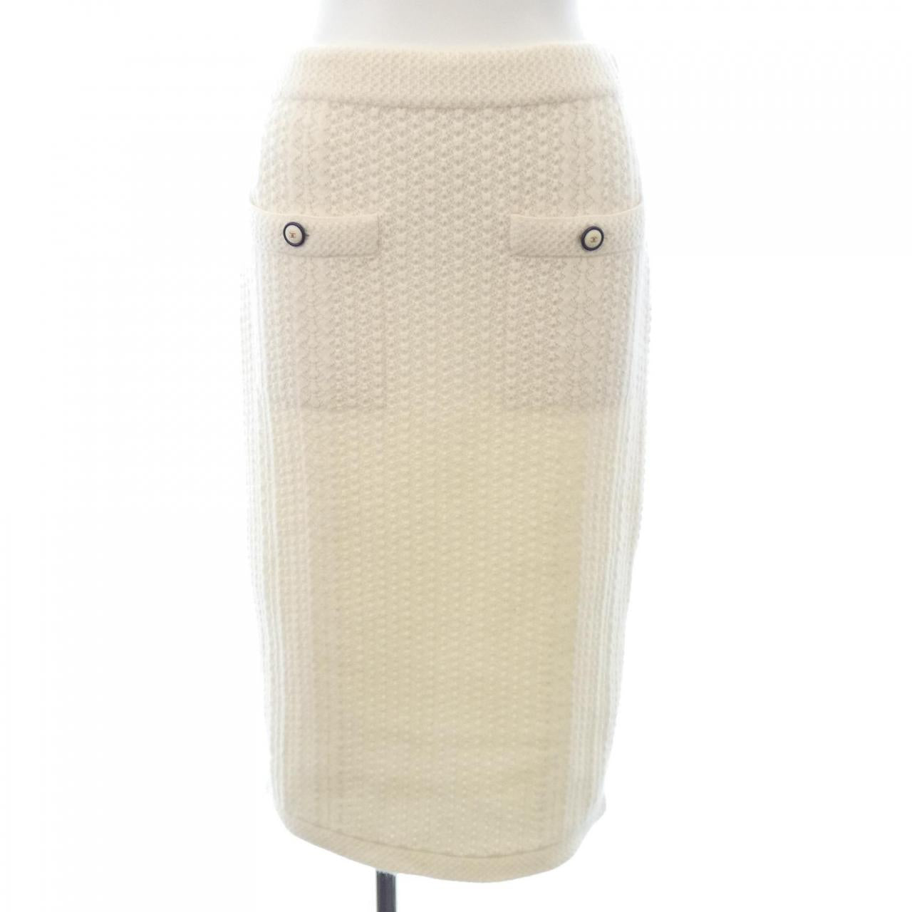 Chanel P57346K07533 Cashmere Skirt