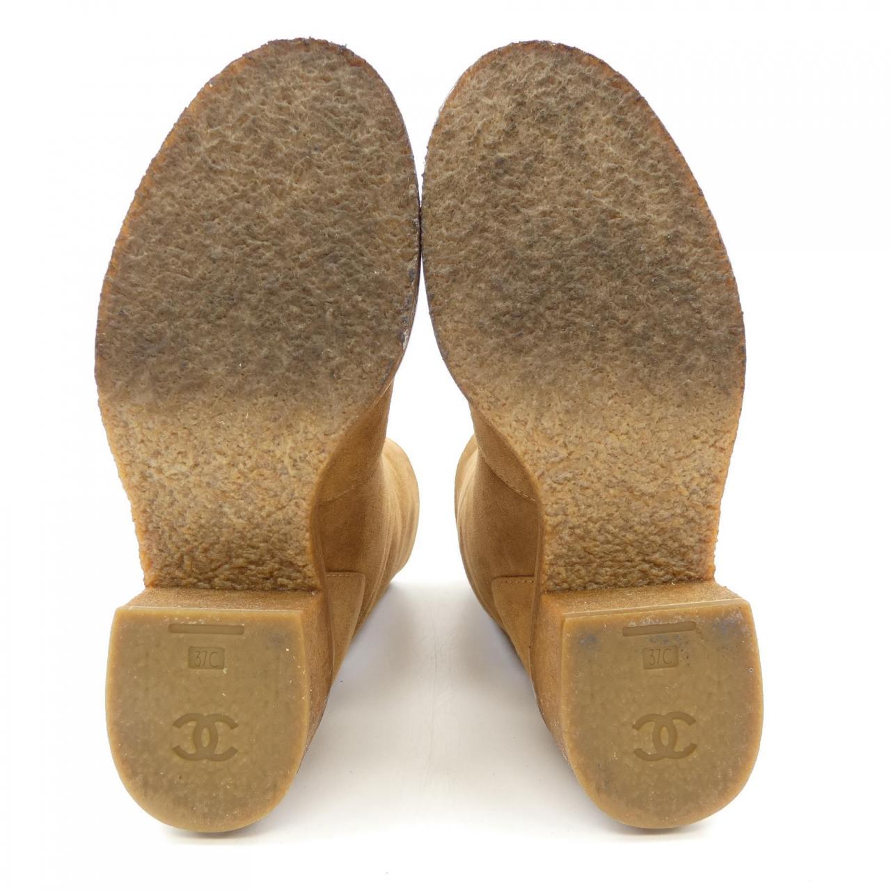 Chanel Shearling Long Boots