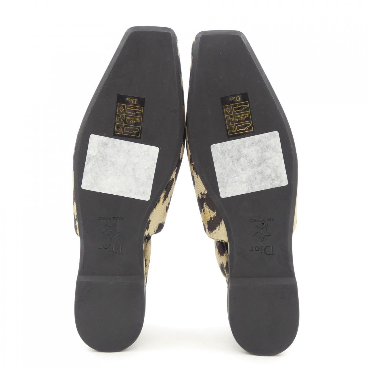 Christian Dior MIZZA SHINY NYLON Flat Shoes