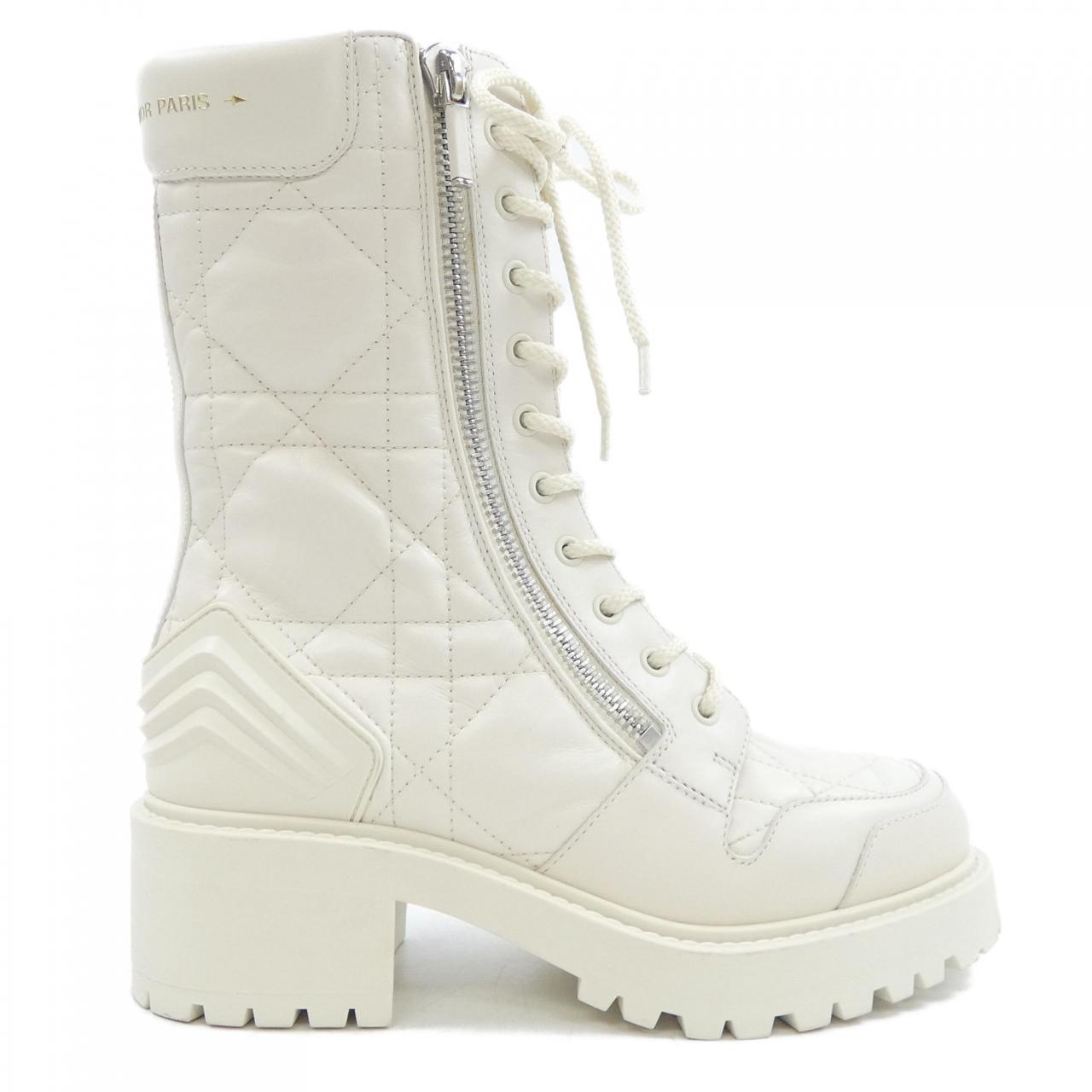 Christian Dior Cannage Quilted Calfskin Boots