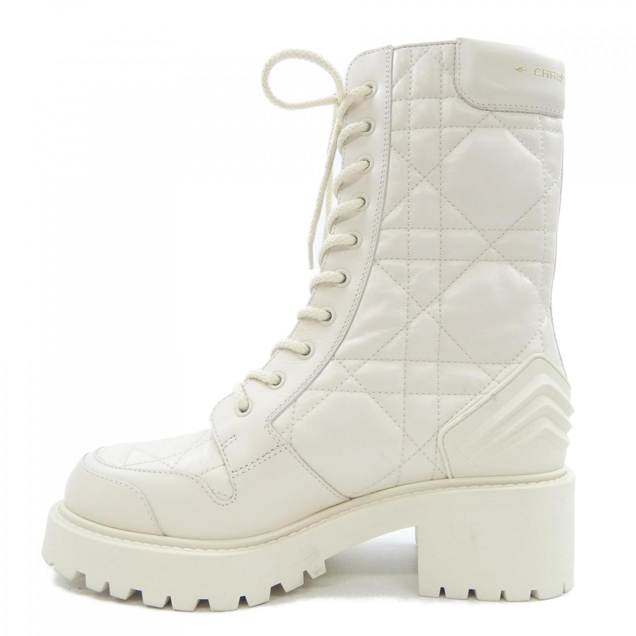 Christian Dior Cannage Quilted Calfskin Boots