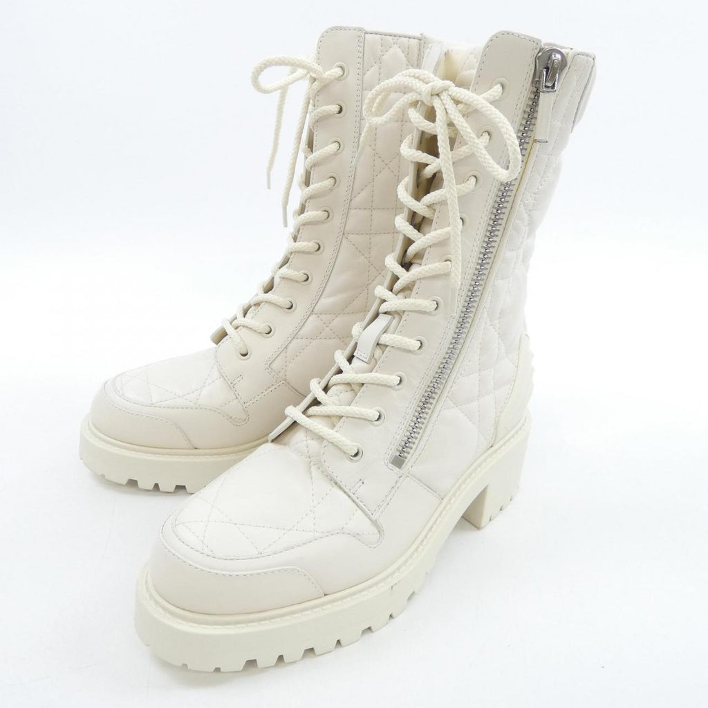 Christian Dior Cannage Quilted Calfskin Boots