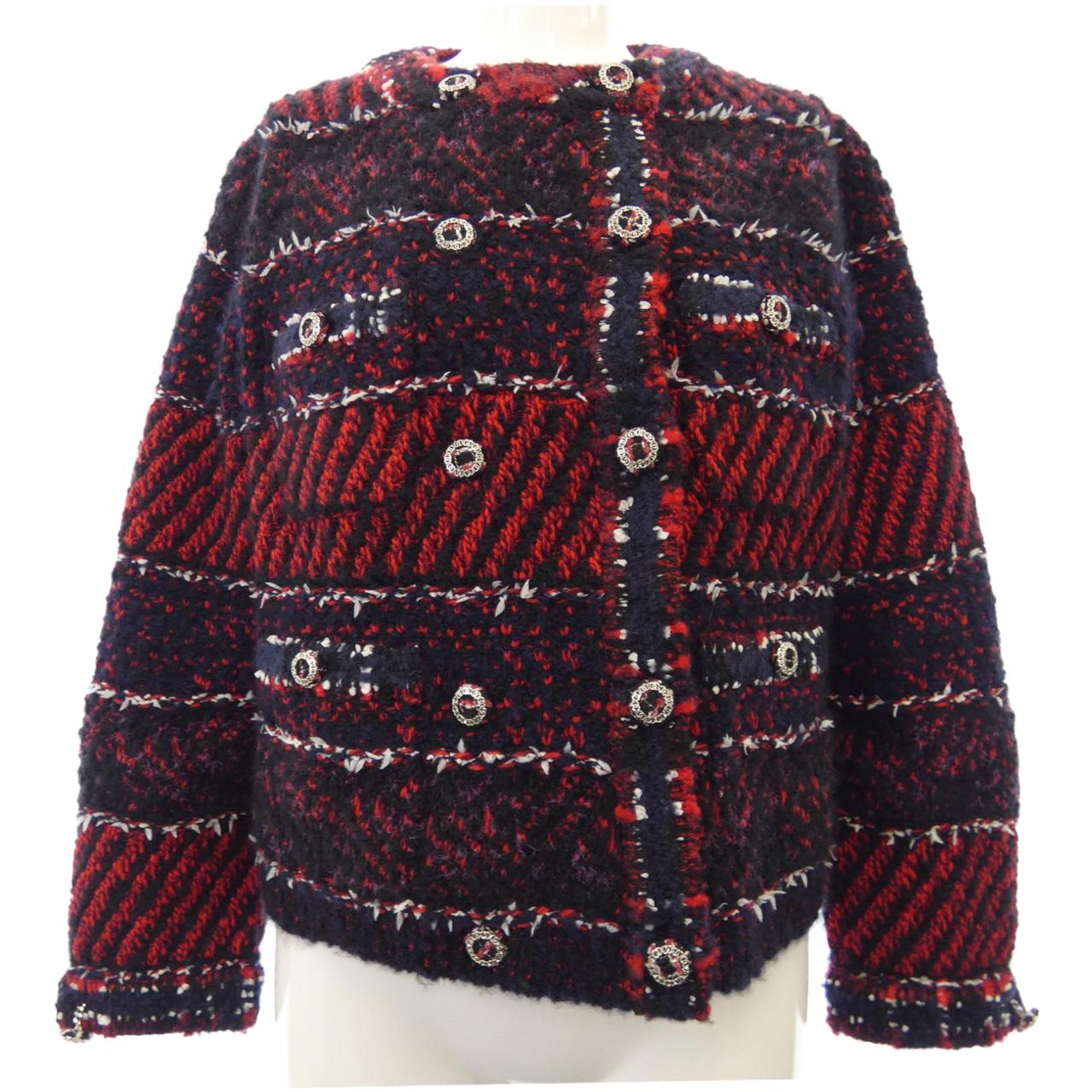 Chanel P75716K10880 Cashmere Collarless Jacket
