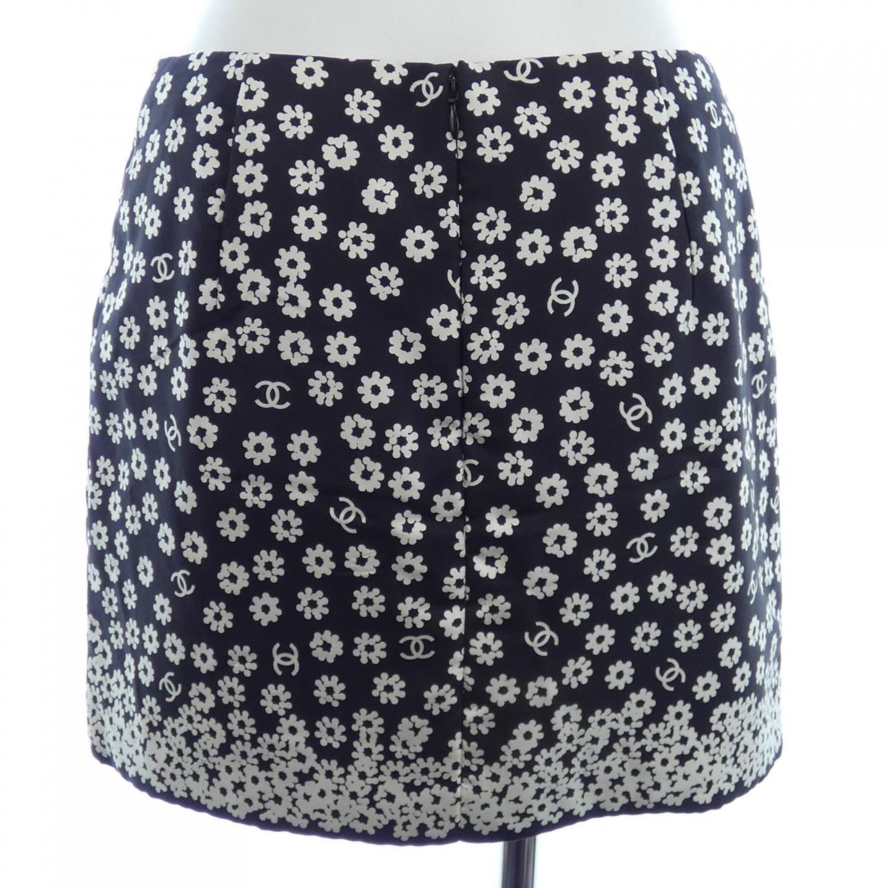 Chanel Silk Skirt
