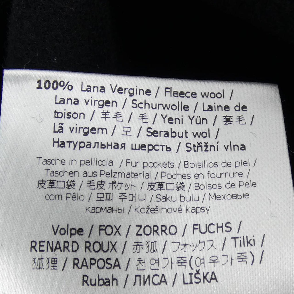 Fendi FF8521 A5G0 Wool Fox Pocket Coat