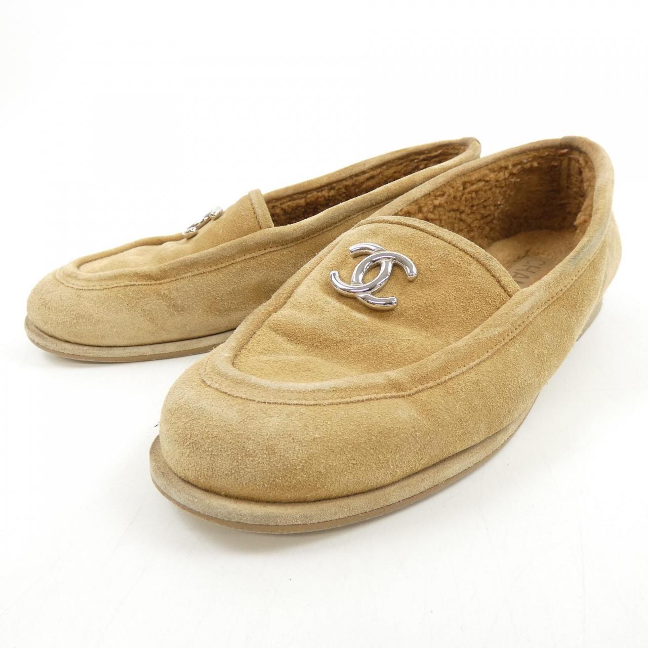 Chanel G45886B17976 Suede Calfskin Shoes