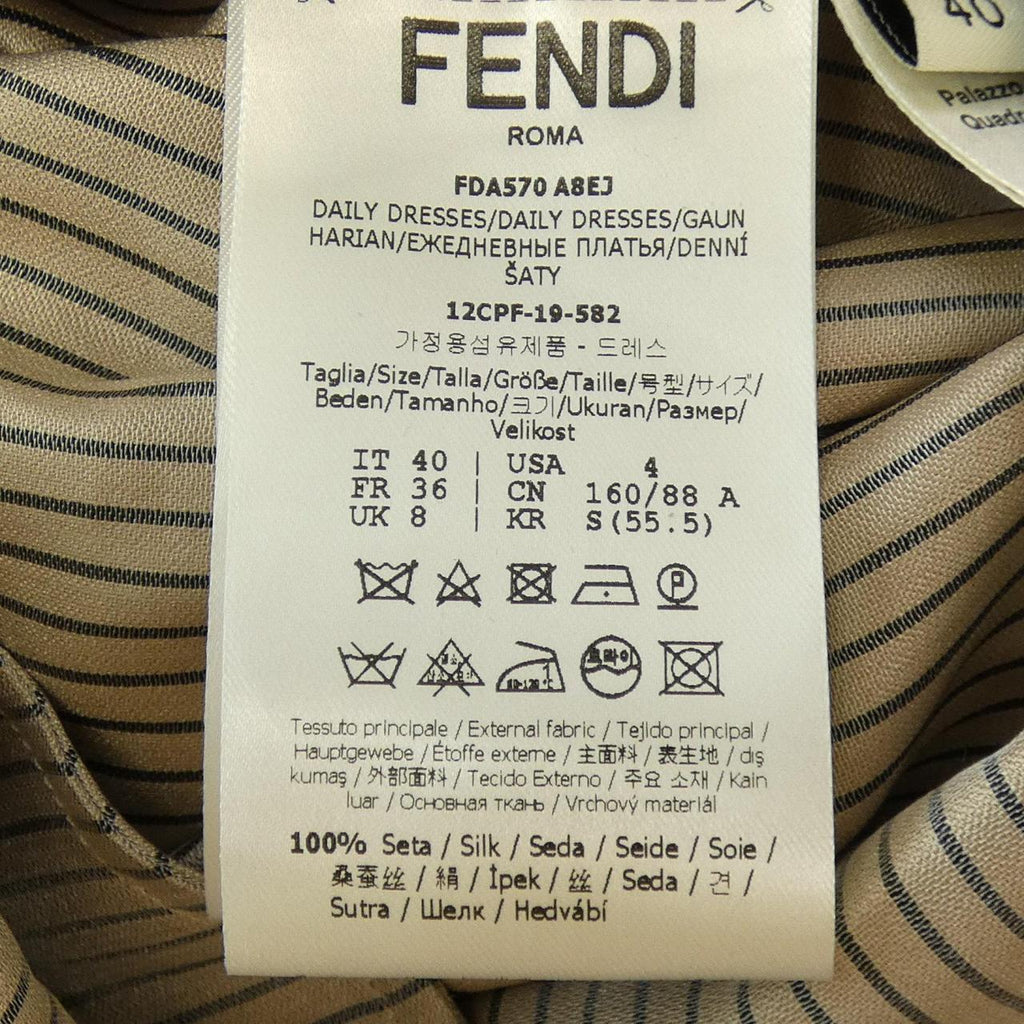 Fendi FDA570 A8EJ Silk Dress