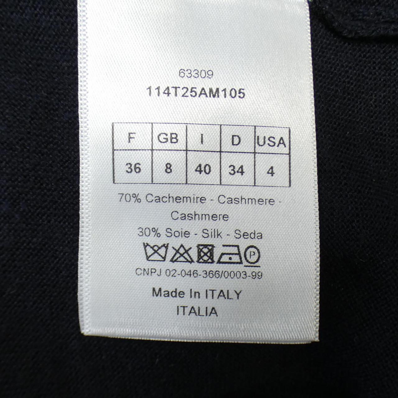 Christian Dior 114T25AM105 Silk Cashmere Knit
