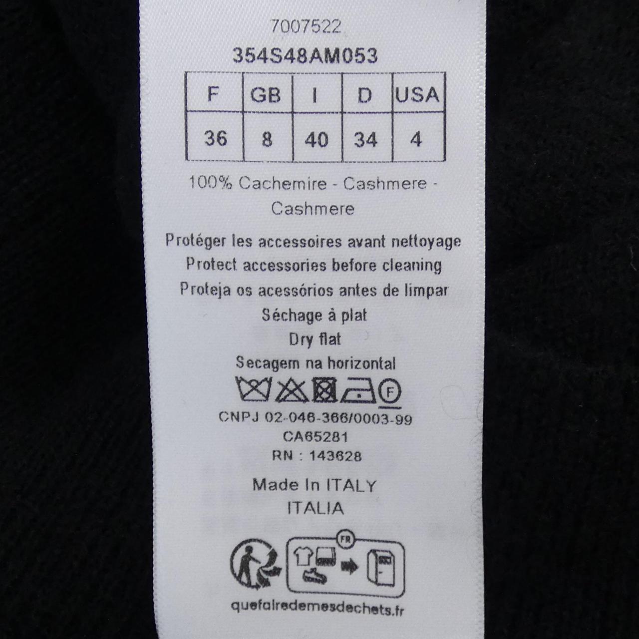 Christian Dior 100% Cashmere Knit