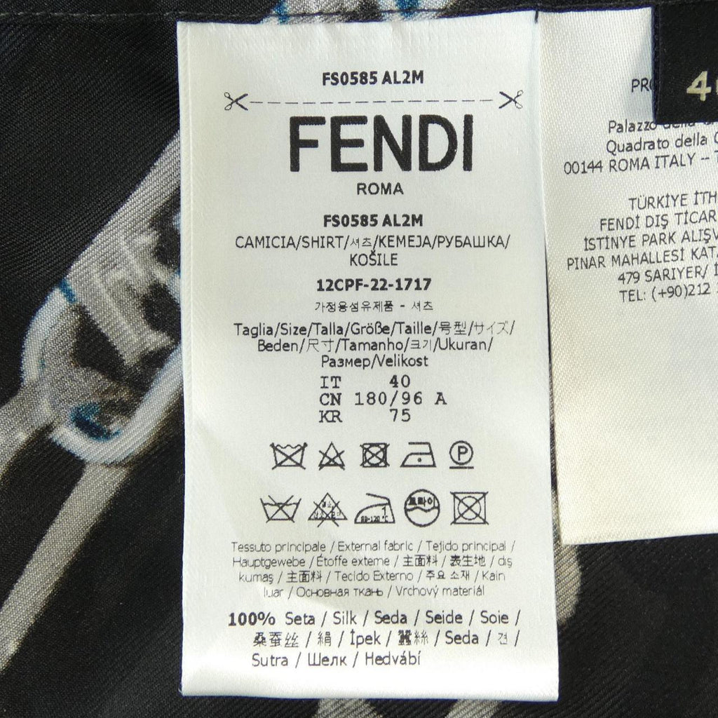 Fendi FS0585 AL2M Silk Shirt