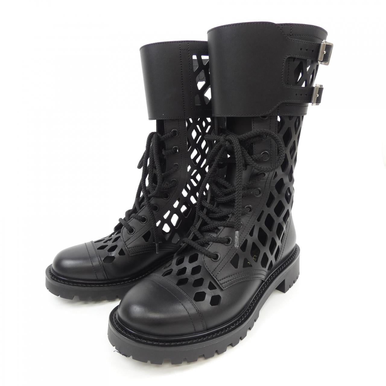 Christian Dior Mat Calfskin Long Boots