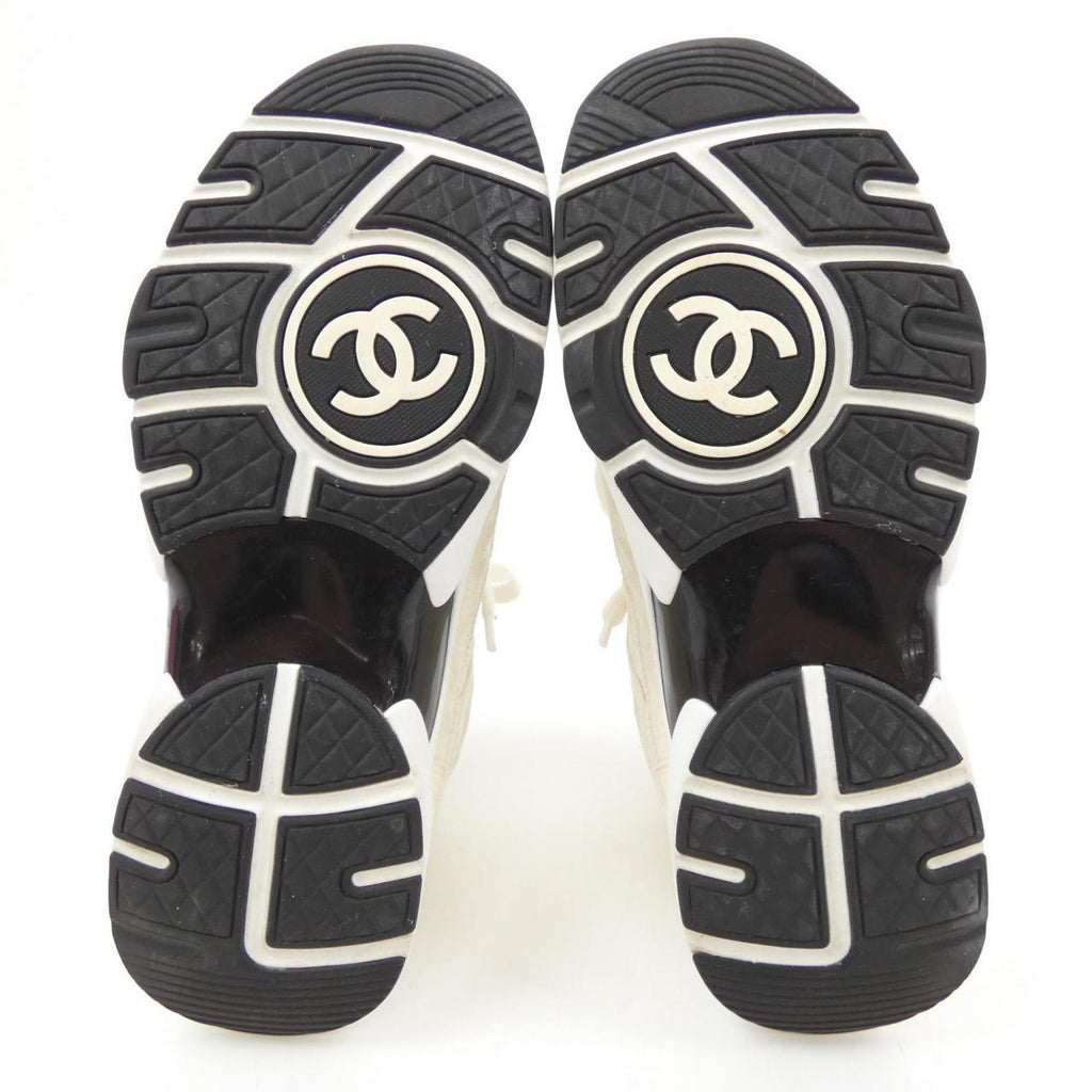 Chanel G39230X56653 Suede Calfskin Sneakers
