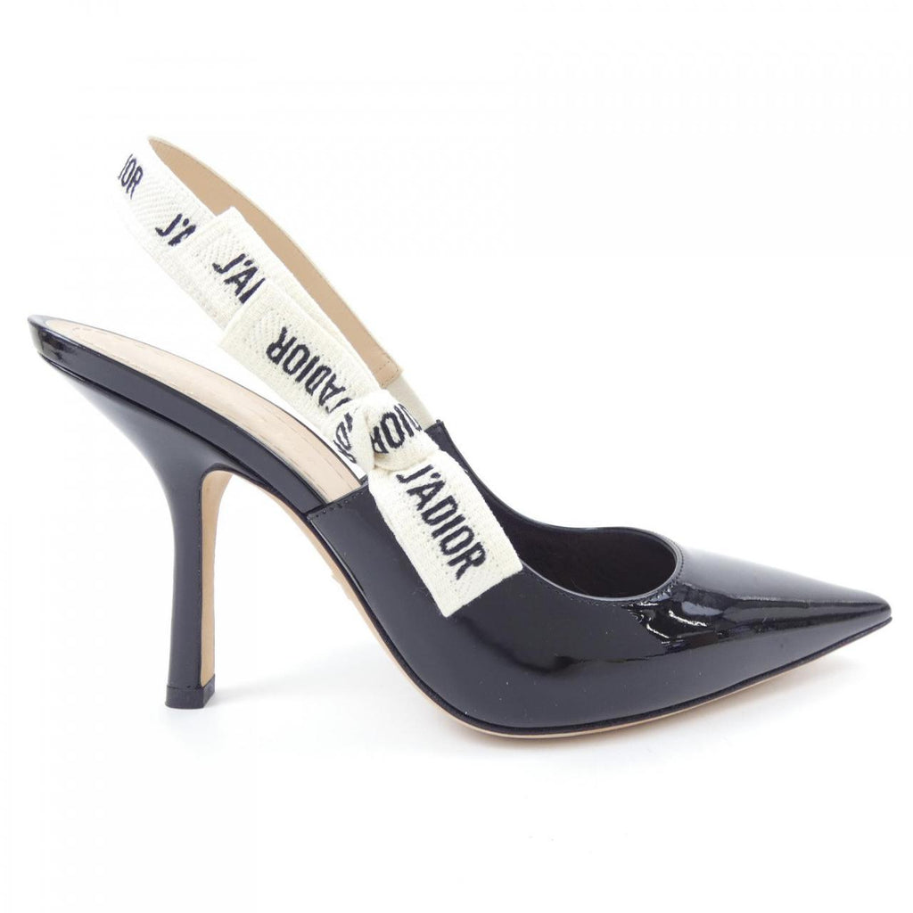 Christian Dior J'ADIOR Patent Calf & Ribbon Pumps