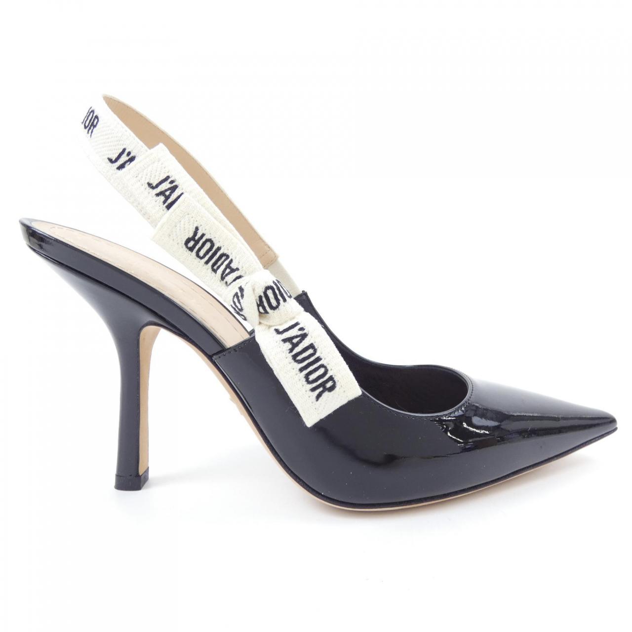 Christian Dior J'ADIOR Patent Calf & Ribbon Pumps