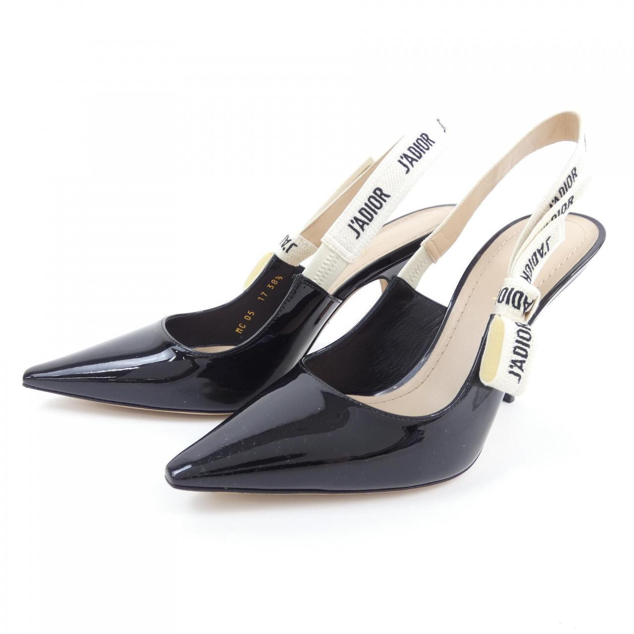 Christian Dior J'ADIOR Patent Calf & Ribbon Pumps