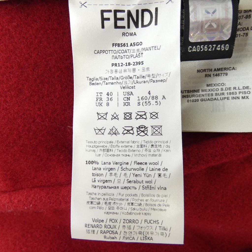 Fendi FF5861 A5G0 Fox Coat